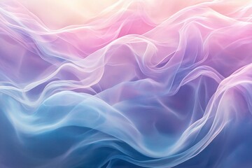 Obraz premium Dreamy Waves of Color: Ethereal Abstract Background
