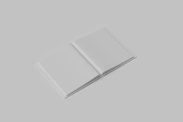  Blank Open Book Mockup 