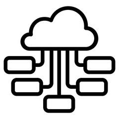 Cloud share icon