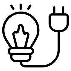 Electric power icon