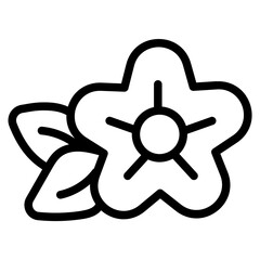 Obraz premium Flower icon