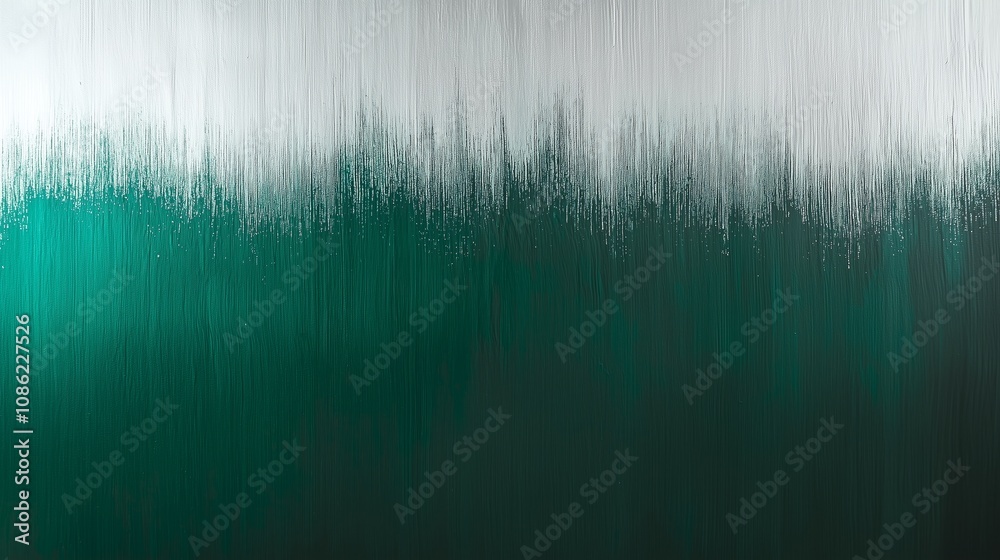 Poster sleek gradient transitioning from deep emerald to lighter shades creating a soft, textured backgroun