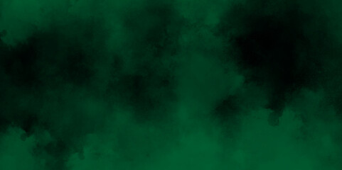  abstract cloud and vapor texture background. Black and Green smoke aquarelle smudge illustration smooth grungy smokey light green colors ink glow. green color powder explosion