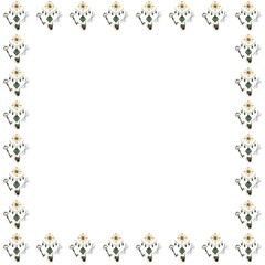 Fairy item pattern illustration on white background 