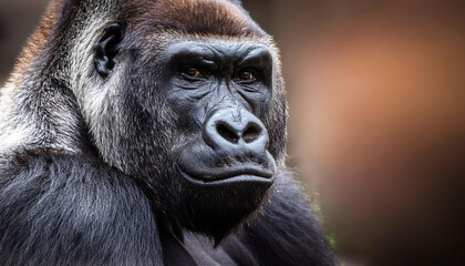 Fototapeta premium Close-Up of a Gorilla