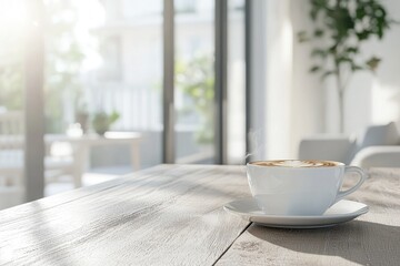 Brewed comfort - rich coffee releasing captivating aroma, symbolizing warmth, inspiring creativity, elevating focus, and enhancing social interactions 