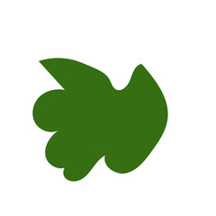 Minimalist green red abstract vector 