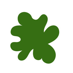 Minimalist green red abstract vector 