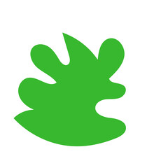 Fototapeta premium Minimalist green red abstract vector 