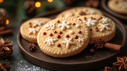 Delicious Christmas Cookies Festive Treats Holiday Baking Winter Sweets