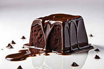 Valentine's Celebration Chocolate Against White Background