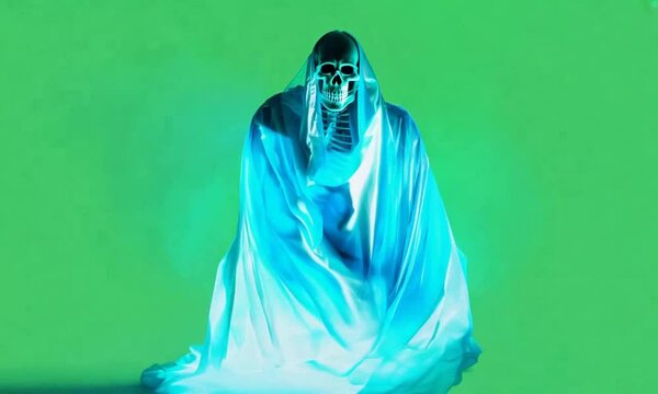死神、グリーンスクリーン、クロマキー｜Grim Reaper, Green Screen, Chroma Key