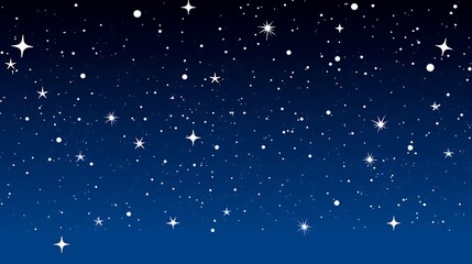 Fototapeta premium Night Sky with Sparkling Stars and Dust