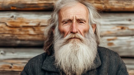 Portrait of a Wise Senior Man