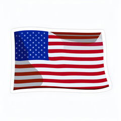 Fototapeta premium the national flag on a white background