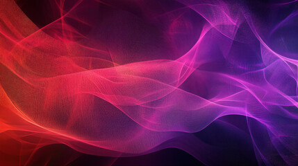 Fototapeta premium Vibrant abstract digital background featuring colorful waves in shades of red, pink, and purple, creating dynamic and energetic visual experience