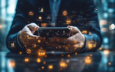 Digital money transfer on a smartphone