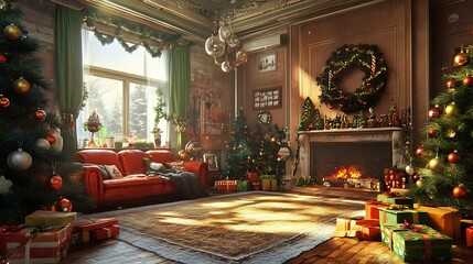 Christmas Living Room Decor