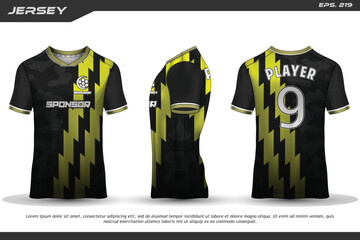 Jersey design sublimation t shirt Premium geometric pattern Incredible Vector collection for Soccer football racing cycling gaming motocross sports