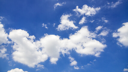 View of white clouds