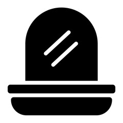 Mirror solid icon