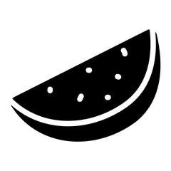 Watermelon solid icon