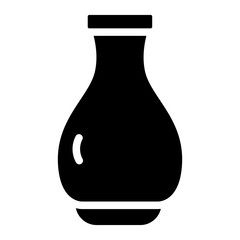 Vase solid icon