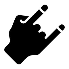 Metal solid icon