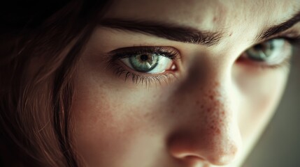 Fototapeta premium Close-up Portrait of a Woman