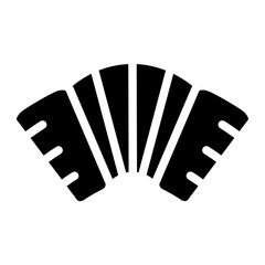 Accordion solid icon