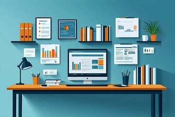 Business Marketing illustrations. Mega set. Collection of scenes with men and women taking part in business activities. Trendy vector style business, illustration, marketing, person, vector, megaphone