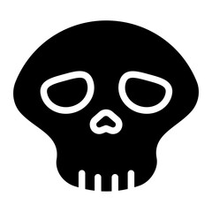 Naklejka premium Toxic solid icon