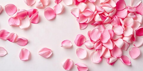 Soft pink petals scattered across a delicate floral background with subtle texture and gentle gradients, floral patterns, abstract floral