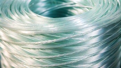 Obraz premium Glass roving fiber for pultrusion process, glass fiber, roving, pultrusion