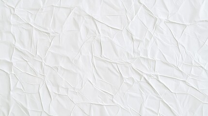 Obraz premium White Crumpled Paper Texture