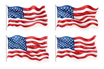 Obraz premium july, freedom, red, flag, patriotism, illustration, day, blue, design, background, event, poster, vector, anniversary, star, holiday, symbol, america, american, fourth, independence, national, sign, f