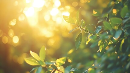 Obraz premium Sunlight Through Leaves