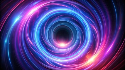 Dark neon colors swirl in a dimensional energy portal effect, neon, dark, colors, swirl, dimensional, energy, portal, effect