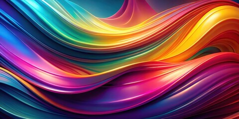 Obraz premium Fluid colorful abstract shape background, colorful blob for poster , vibrant, fluid, abstract, shape, background, colorful