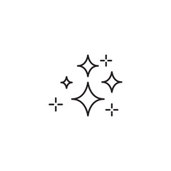 Magic stars outline icon. vector Bright stars simple illustration for web and app..eps