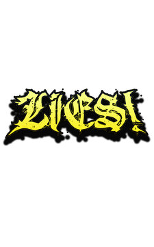Letras graffiti doradas con sombreado - dise&ntilde;o callejero estilo rapero y fondo transparente