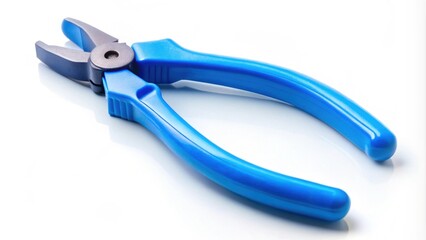 Fototapeta premium Blue plastic model nippers for hobbyists with space for text, blue, plastic, model, nippers, hobby, space, text, tools