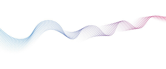 	
Flowing Dot Wave halftone gradient pattern on transparent background	
