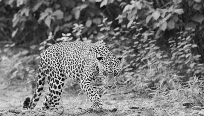 Sri Lankan Leopard in the Wild, Sri Lanka 