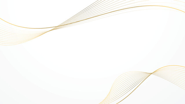 abstract white background luxury golden line wallpaper
