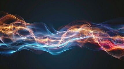 Obraz premium Abstract energy flow with colorful light effects