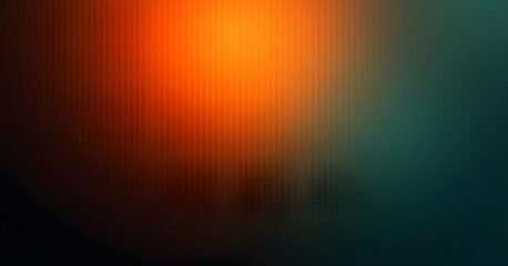 A vibrant abstract gradient featuring a glowing orange center blending into deep teal hues, creating a warm and dynamic visual contrast.