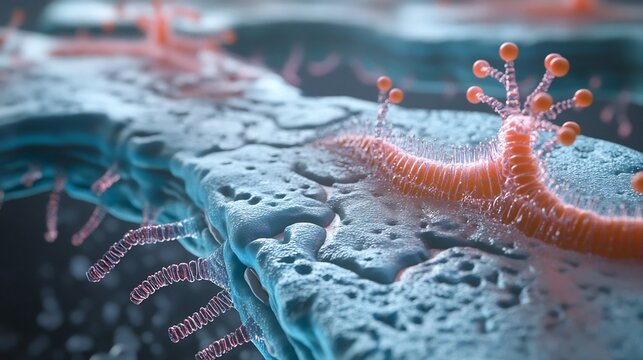 Cytoskeleton cellular structure depicted in a detailed zoology diagram showing microtubules microfilaments and their role in maintaining cell shape