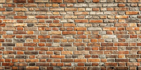Obraz premium Texture of a weathered gray brick wall , brick, wall, gray, aged, rough, urban, background, building, construction