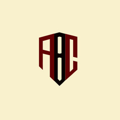 ABQ creative minimalist letter logo. ABQ unique vector initials alphabet letter logo design